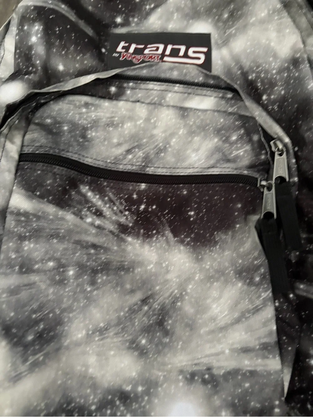 Jansport Black & White Galaxy Print Backpack